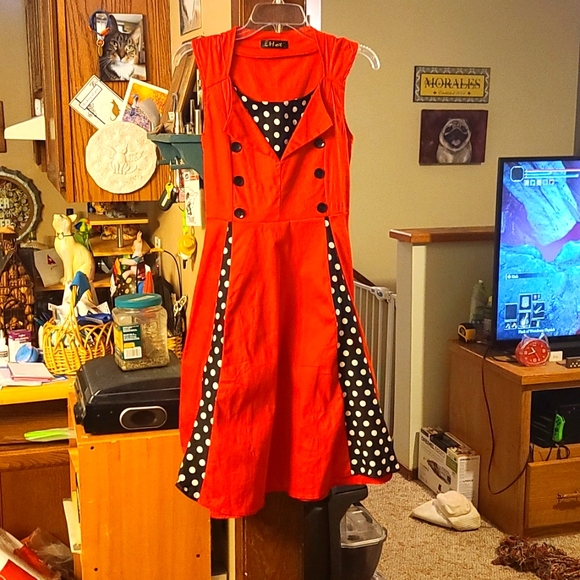 iHot womens 50s/60s dress - Picture 1 of 3